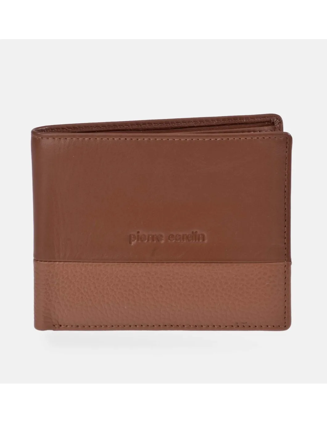 PIERRE CARDIN Americano en piel combinada para hombre