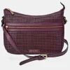 PIERRE CARDIN Bolso bandolera para mujer en piel trenzado