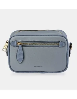 PIERRE CARDIN Bolso bandolera y cremallera de mujer en símil piel