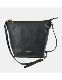PIERRE CARDIN bolso bandolera de mujer en piel Napa con cremallera