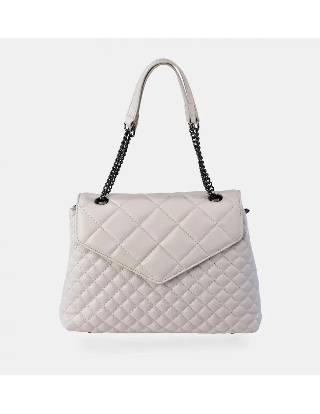 PIERRE CARDIN Bolso bandolera grande con cadena para mujer calidad Acolchado