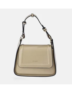 PIERRE CARDIN bolso bandolera con asa de mano y solapa sintético