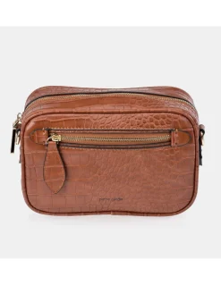 PIERRE CARDIN Bolso bandolera con cremallera mujer en símil piel grabado
