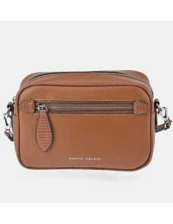 PIERRE CARDIN bolso bandolera con cremallera para mujer sintético