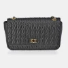 PIERRE CARDIN Bolso Bandolera Cadena Mujer con Solapa símil piel acolchado