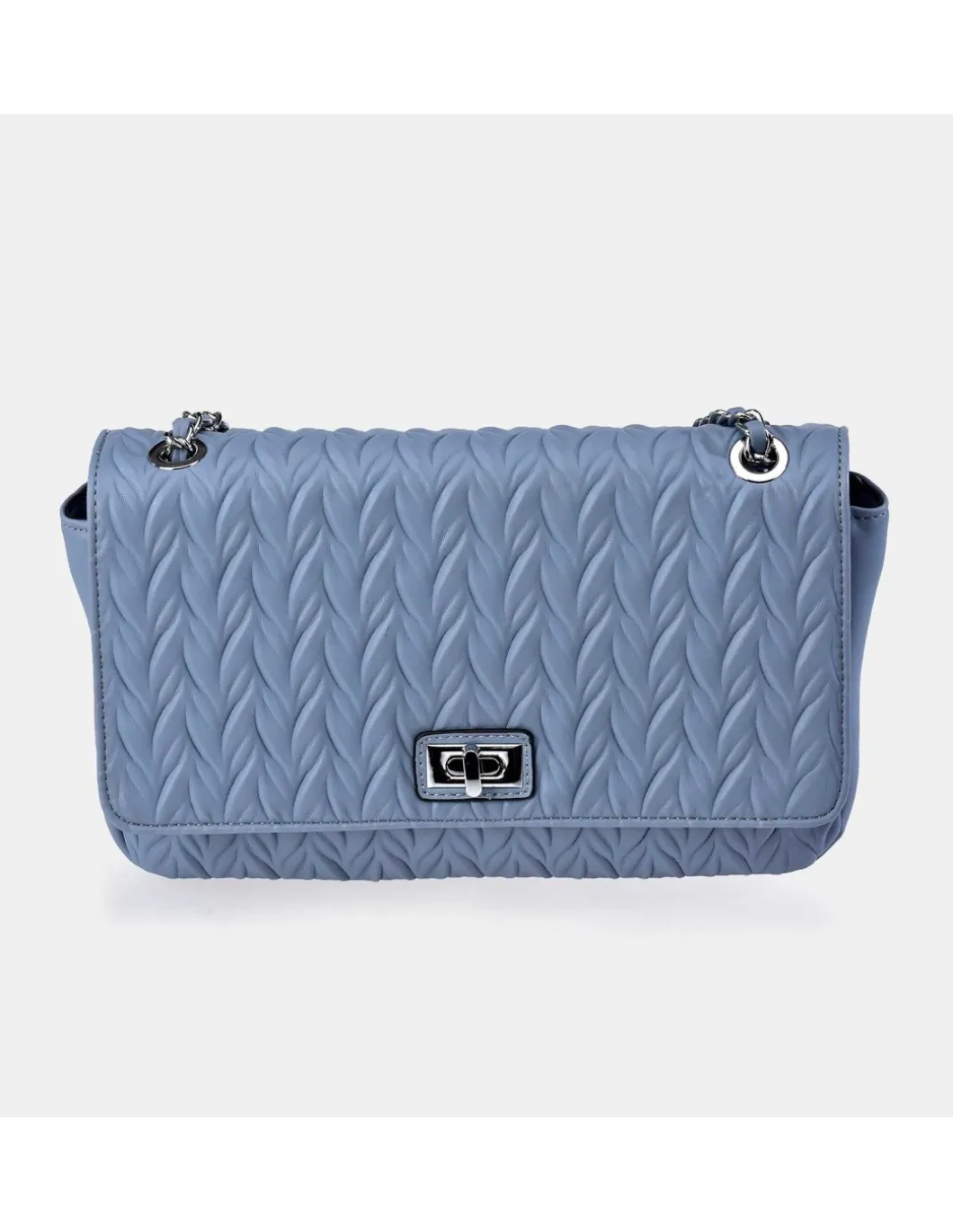 PIERRE CARDIN Bolso Bandolera con cadena y solapa de mujer en símil piel acolchado