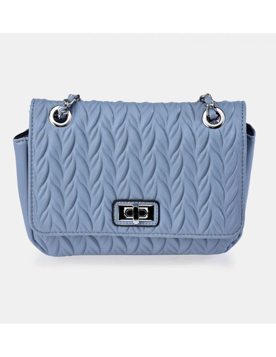 PIERRE CARDIN bolso bandolera con solapa para mujer en símil piel acolchado