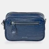 PIERRE CARDIN Bolso Bandolera con cremallera de mujer en símil piel grabado