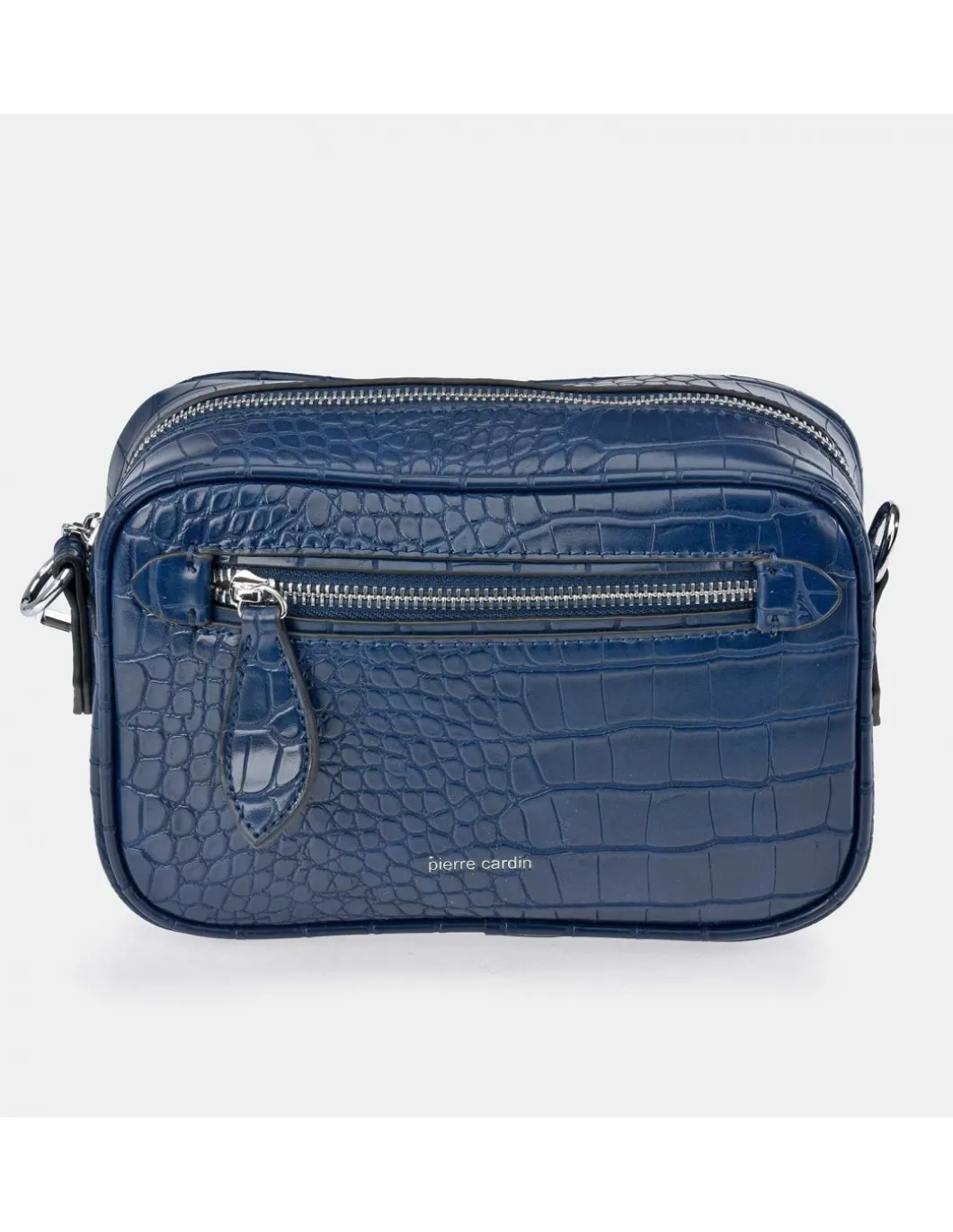 PIERRE CARDIN Bolso Bandolera con cremallera de mujer en símil piel grabado