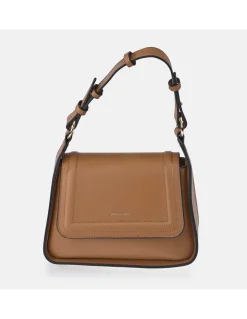 PIERRE CARDIN bolso bandolera con asa de mano y solapa sintético