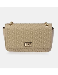 PIERRE CARDIN Bolso Bandolera con cadena y solapa de mujer en símil piel acolchado