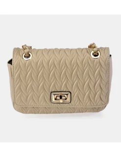 PIERRE CARDIN bolso bandolera con solapa para mujer en símil piel acolchado