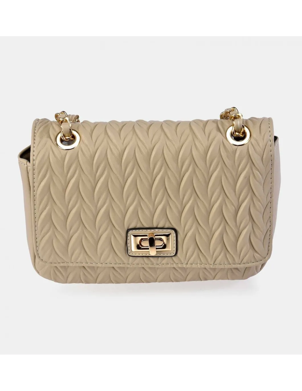 PIERRE CARDIN bolso bandolera con solapa para mujer en símil piel acolchado