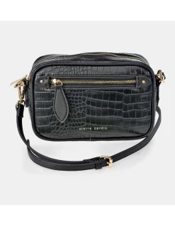 PIERRE CARDIN Bolso bandolera grabado para mujer con cremallera