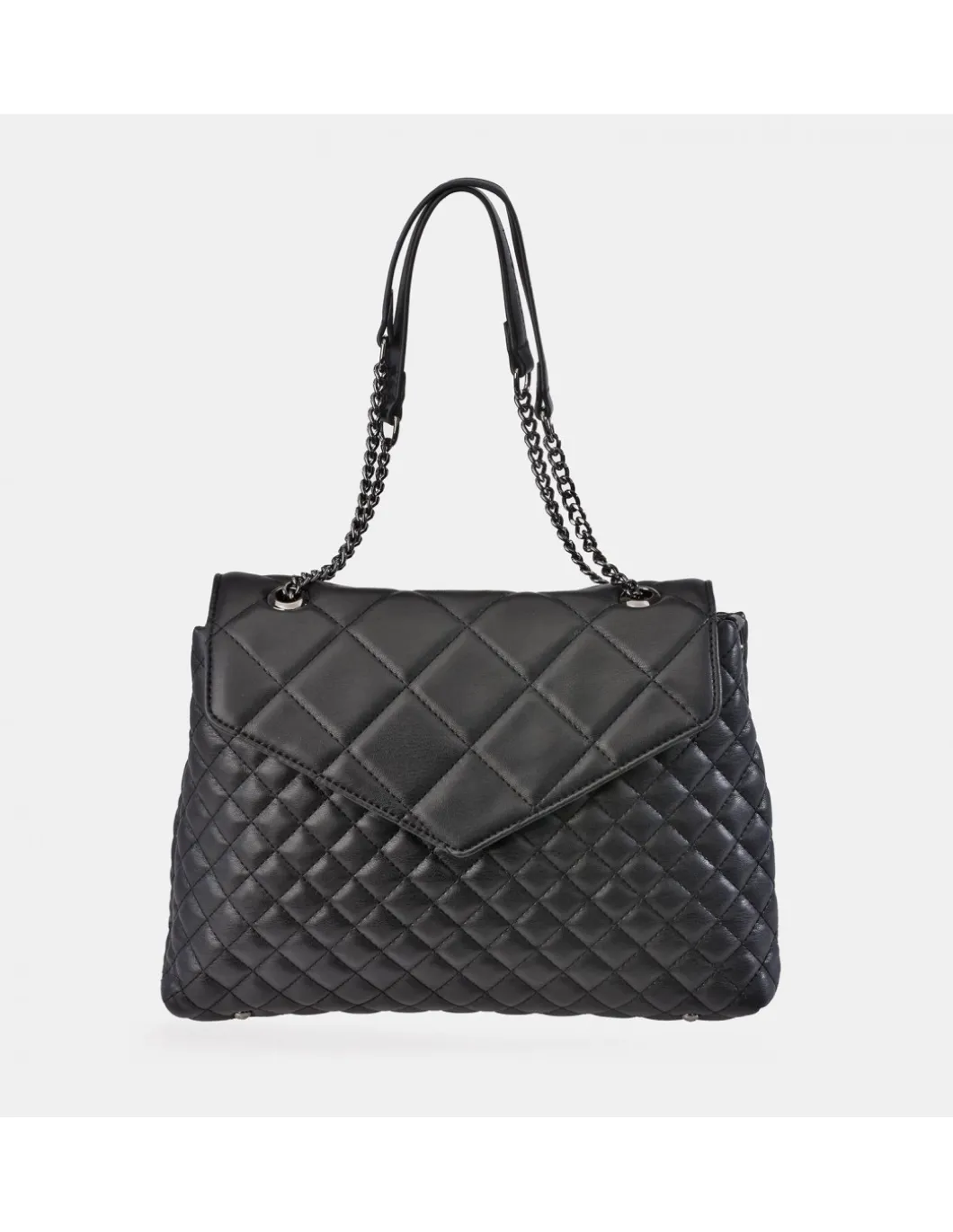 PIERRE CARDIN Bolso bandolera grande con cadena para mujer calidad Acolchado