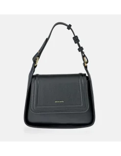 PIERRE CARDIN bolso bandolera con asa de mano y solapa sintético