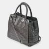 PIERRE CARDIN Bolso Carryall para mujer en piel grabada