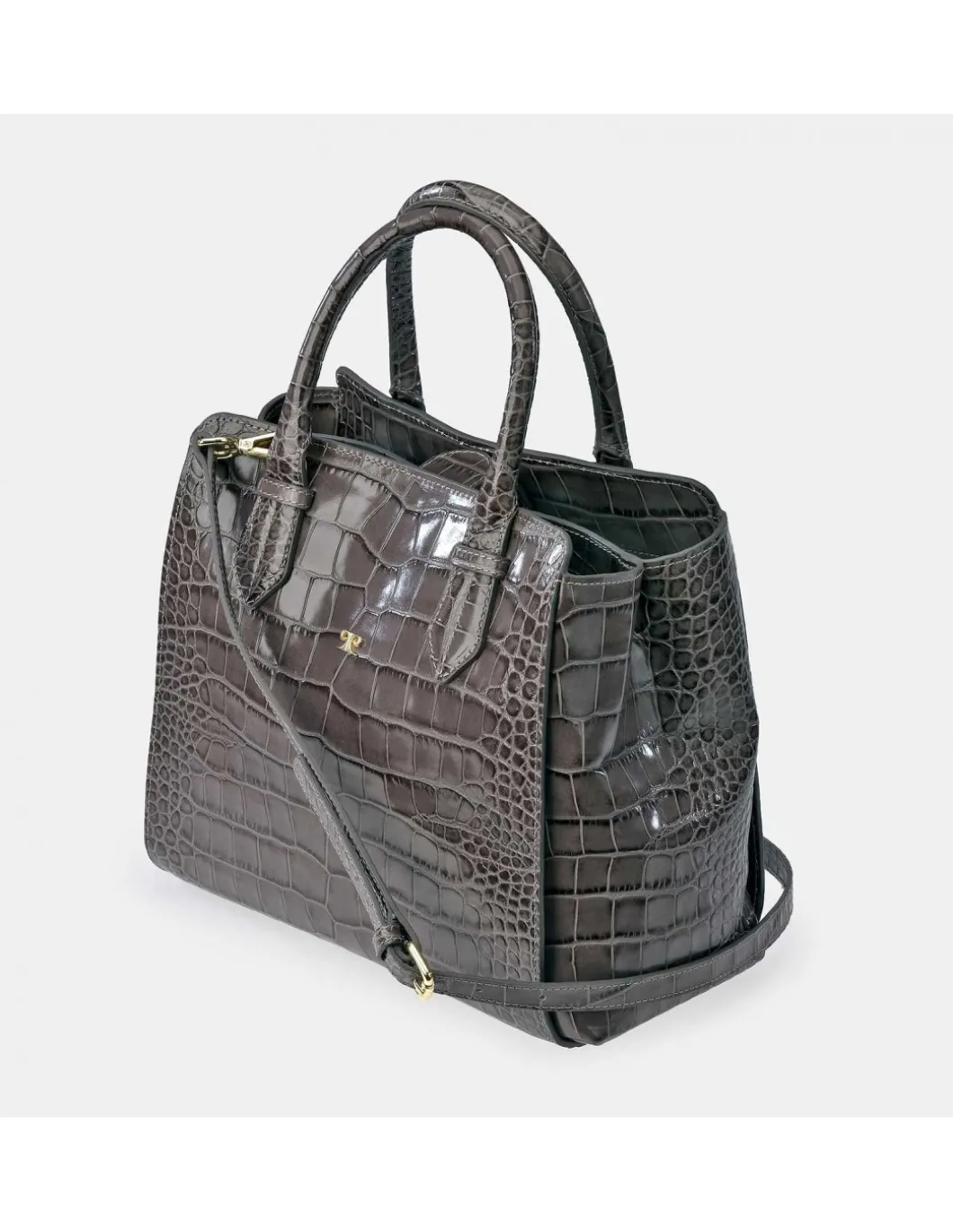 PIERRE CARDIN Bolso Carryall para mujer en piel grabada