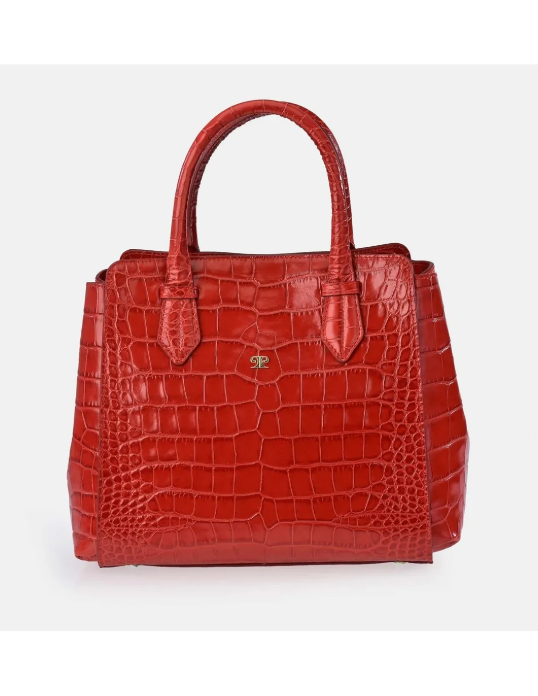 PIERRE CARDIN Bolso Carryall para mujer en piel grabada