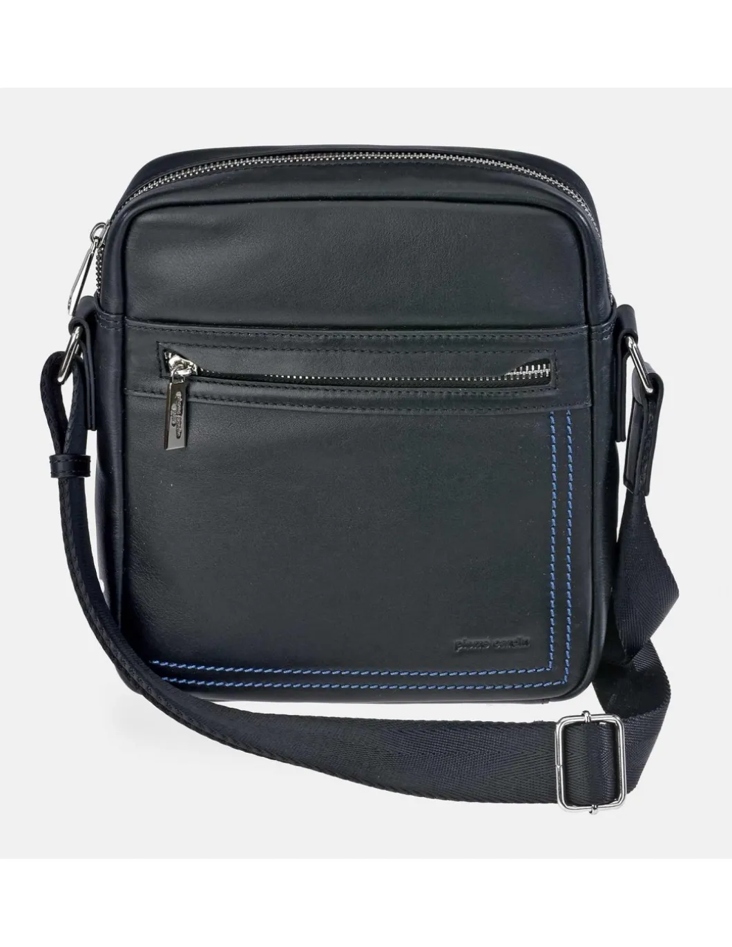 PIERRE CARDIN bolso combinado bandolera con costura para caballero