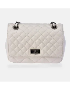 PIERRE CARDIN Bolso de bandolera en piel sintética acolchado con solapa