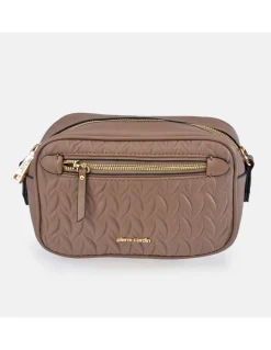 PIERRE CARDIN Bolso de bandolera mini para mujer en símil piel acolchado