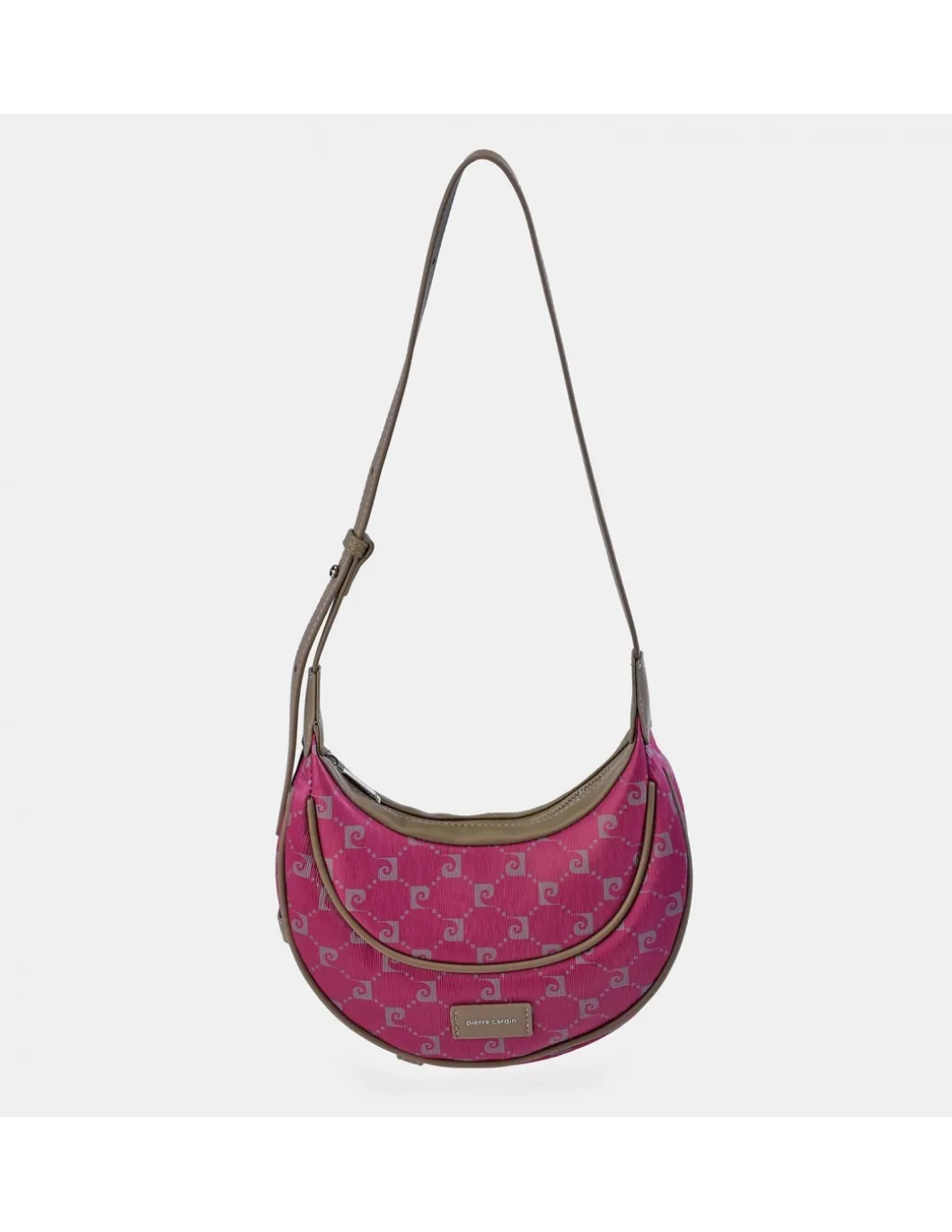 PIERRE CARDIN bolso de hombro mini en lona estampada
