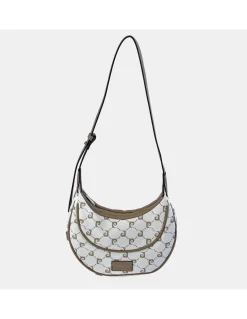 PIERRE CARDIN bolso de hombro mini en lona estampada