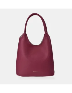 PIERRE CARDIN bolso de hombro estilo hobo para mujer en símil piel grano fino
