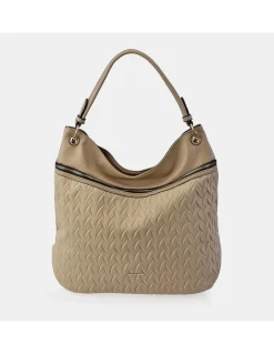 PIERRE CARDIN Bolso de hombro grande de mujer símil piel con bandolera