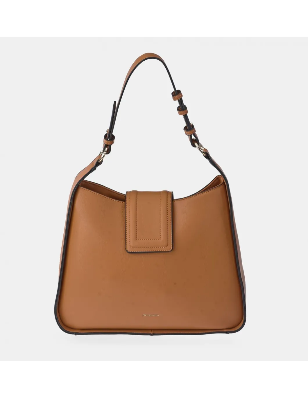 PIERRE CARDIN bolso de hombro con doble asa y bandolera sintético