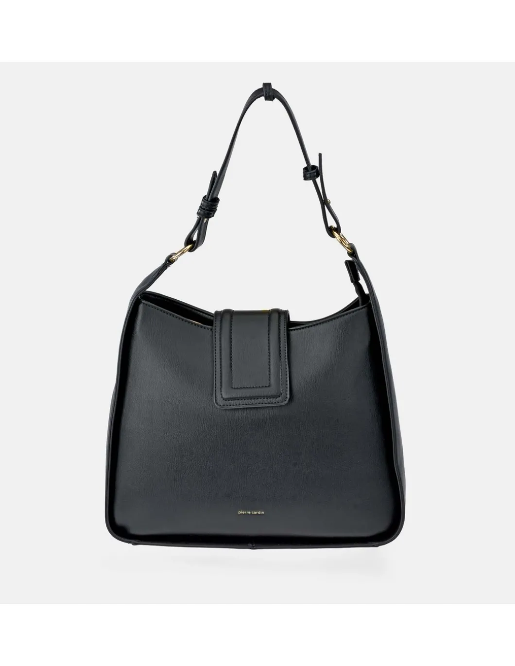 PIERRE CARDIN bolso de hombro con doble asa y bandolera sintético