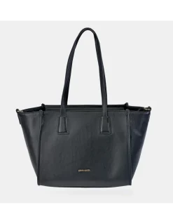 PIERRE CARDIN bolso de mano grande para mujer en piel Napa