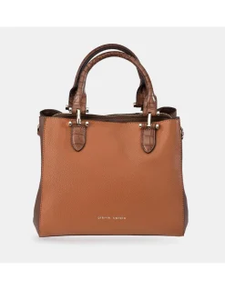 PIERRE CARDIN Bolso de mano para mujer con bandolera y doble asa
