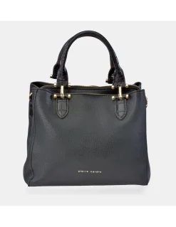 PIERRE CARDIN Bolso de mano para mujer con bandolera y doble asa