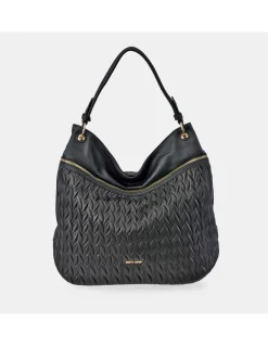 PIERRE CARDIN Bolso hobo de hombro grande de mujer símil piel acolchado