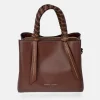 PIERRE CARDIN Bolso mini tote con bandolera para mujer en piel sintética