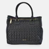 PIERRE CARDIN Bolso shopping grande mujer símil piel acolchado