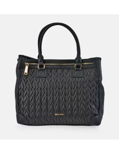 PIERRE CARDIN Bolso shopping grande mujer símil piel acolchado