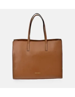 PIERRE CARDIN Bolso shopper cuadrado con asas y bandolera para mujer en piel