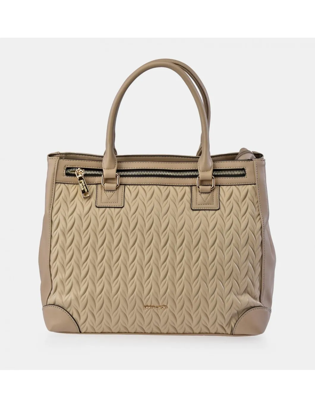 PIERRE CARDIN Bolso Shopping grande de mujer en símil piel acolchado