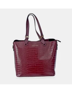 PIERRE CARDIN Bolso Shopping grabado para mujer con asas largas y bandolera