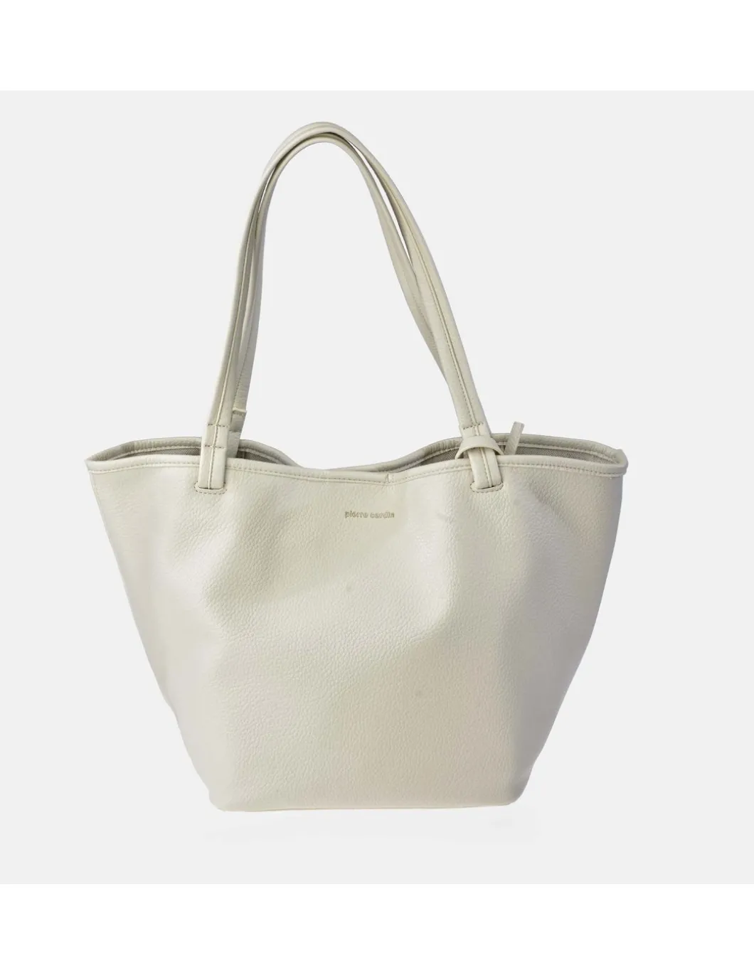 PIERRE CARDIN Bolso shopping en símil piel grano fino para mujer