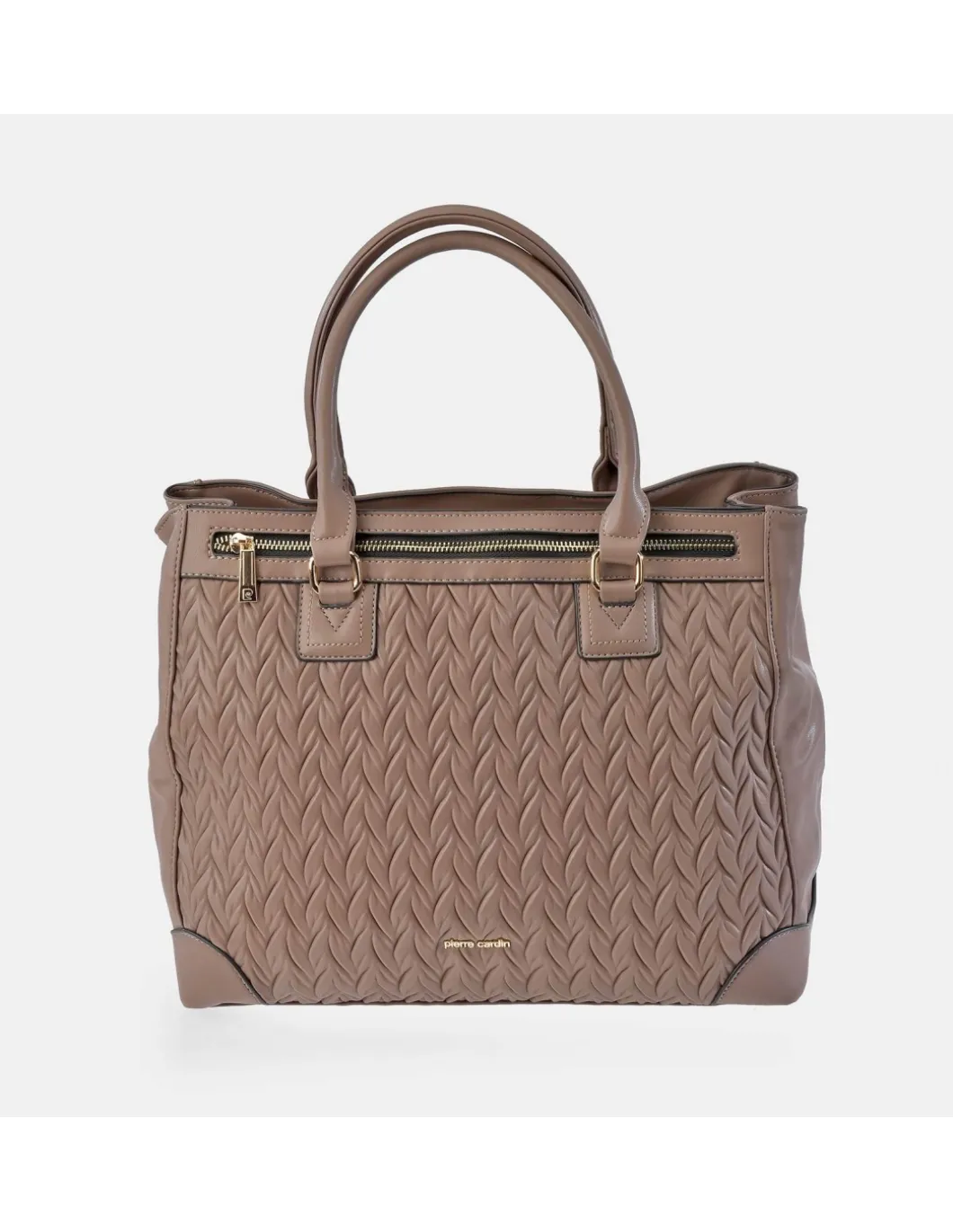 PIERRE CARDIN Bolso shopping grande mujer símil piel acolchado