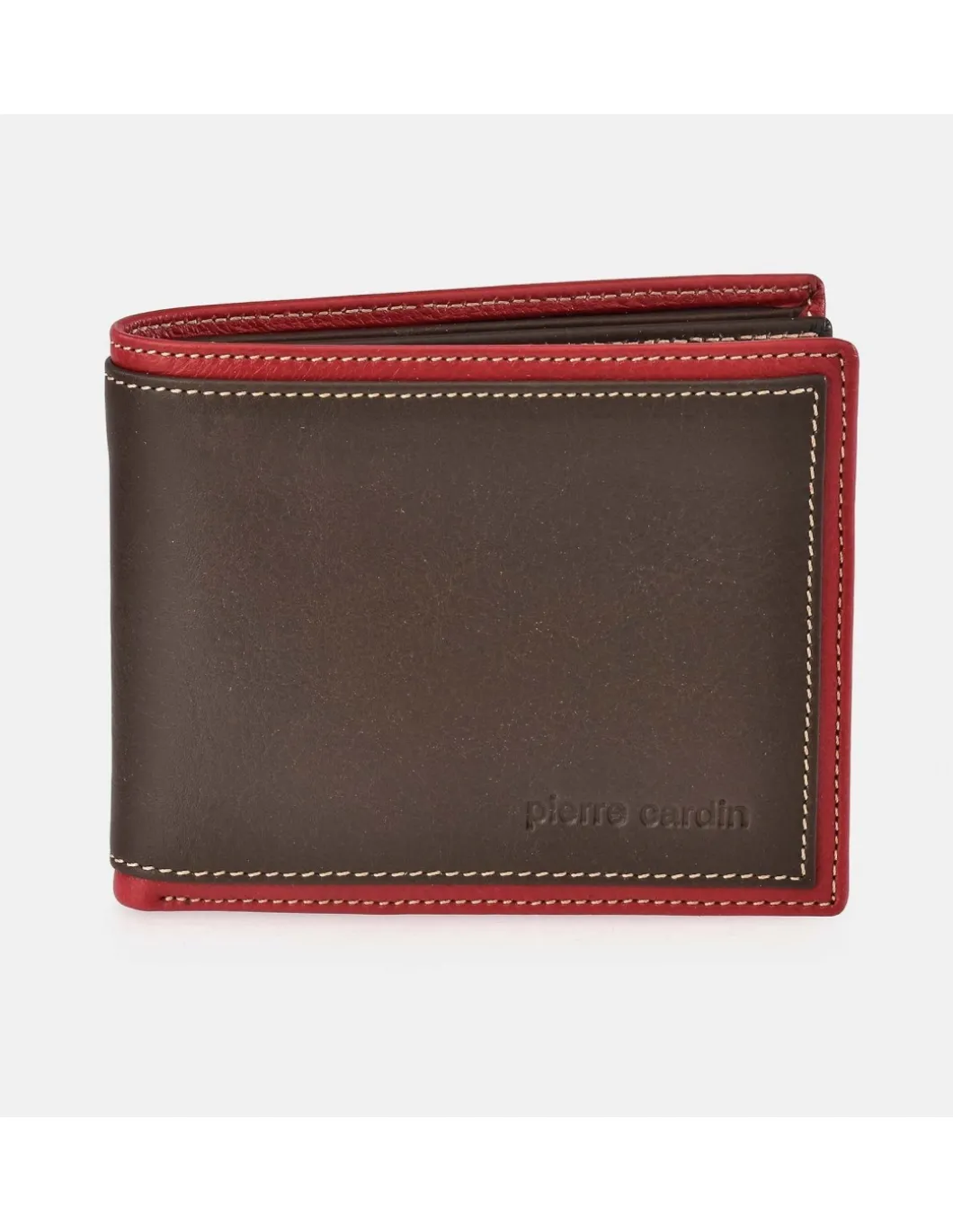 PIERRE CARDIN Cartera Americano piel hombre Serie Sedated