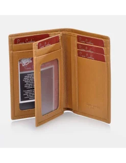 PIERRE CARDIN Cartera de piel para hombre Colección Sedated