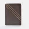 PIERRE CARDIN Cartera de piel para hombre con tarjetero Calidad Gacela
