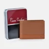 PIERRE CARDIN Cartera de hombre piel tipo americano con monedero interior calidad Floater