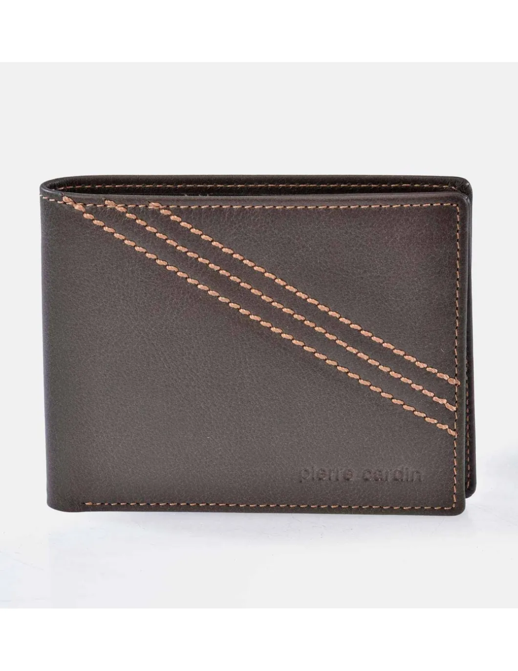 PIERRE CARDIN Cartera de Piel tipo Americano para Hombre Calidad Gacela
