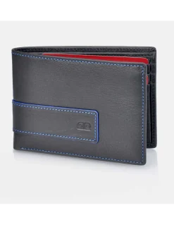 PIERRE CARDIN Cartera de Piel tipo Americano para Hombre Colección Sedated
